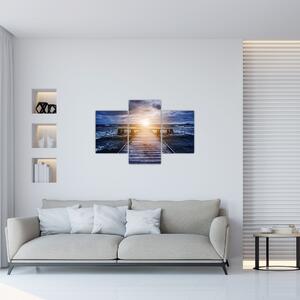 A móló képe nappal (90x60 cm)