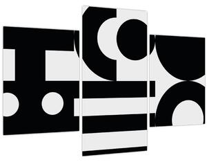 Kép - Geometriai absztrakció N⁰3 (90x60 cm)