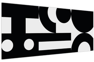 Kép - Geometriai absztrakció N⁰3 (120x50 cm)