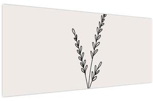 Kép - rét virág N⁰2 (120x50 cm)
