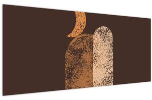 Kép - Narancssárga ívek N⁰2 (120x50 cm)