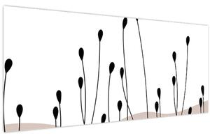 Kép - Grafikus rét N⁰1 (120x50 cm)