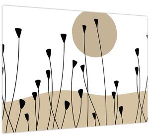 Kép - Grafikus rét N⁰2 (70x50 cm)