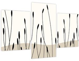 Kép - Grafikus rét N⁰3 (90x60 cm)