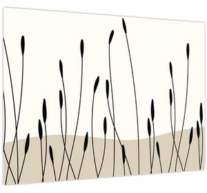 Kép - Grafikus rét N⁰3 (70x50 cm)