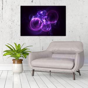 Absztrakt kép buborékok (90x60 cm)