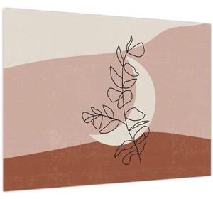 Kép - Boho levelek N⁰2 (70x50 cm)