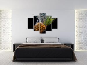 Ananász a vízben képe (150x105 cm)