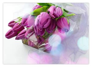 Kép - csokor tulipán (70x50 cm)