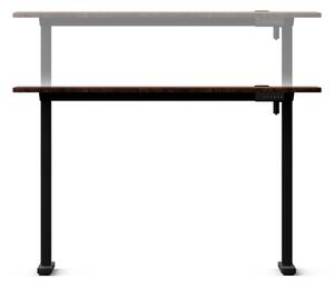 Elektromosan állítható magasságú íróasztal ülő-/állómunkához 120cm barna Levano Control+