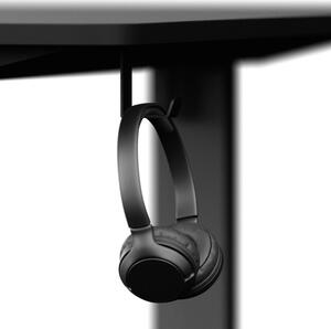 Elektromosan állítható magasságú íróasztal ülő-/állómunkához 120cm fekete Levano Control+