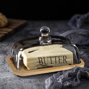 Butter - feliratos üveg vajtartó