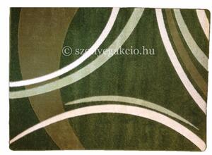 Zöld vonalas szőnyeg 80x150 cm