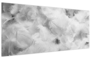 Kép - Színű tollfelhők (120x50 cm)