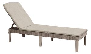 Keter Jaipur cappuccino/bézs napozóágy párnával