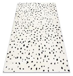 Krémszínű-fekete pöttyös MODE szőnyeg Méret: 240x330 cm