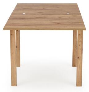 Széthúzható étkezőasztal 80-160 cm Gampa (craft tölgy) (4 és 6 fő részére)