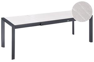 Bővíthető kerti étkezőasztal BINASCO 160/220 cm 90 cm Bézs