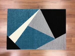 Barcelona 198 kék geometriai mintás szőnyeg 120x170 cm