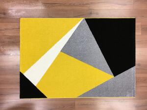 Barcelona 198 sárga geometriai mintás szőnyeg 80x150 cm