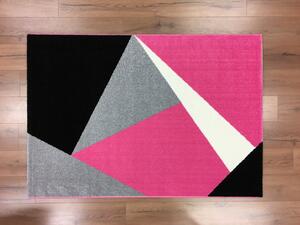 Barcelona 198 pink geometriai mintás szőnyeg 80x150 cm