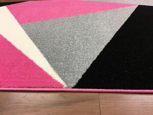 Barcelona 198 pink geometriai mintás szőnyeg 80x150 cm