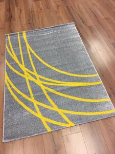 Barcelona E742 szürke-sárga szőnyeg 80x150 cm