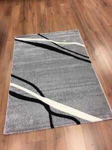 Barcelona E741 szürke-fekete szőnyeg 80x150 cm
