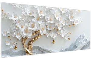 Kép – 3D elegáns életfa (120x50 cm)