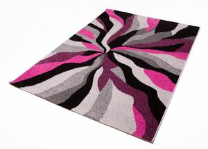 Barcelona D569A_FMF21 lila modern mintás szőnyeg 60x110 cm