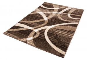 Madrid D731A_FMA27 barna modern kör mintás szőnyeg 200x290 cm