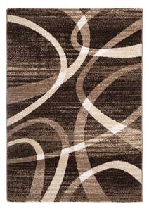 Madrid D731A_FMA27 barna modern kör mintás szőnyeg 60x110 cm