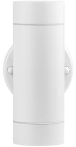 Oldalfali spot lámpatest, kültéri, fehér 100-240VAC, 50Hz, 2xGU10, max.35W, IP44