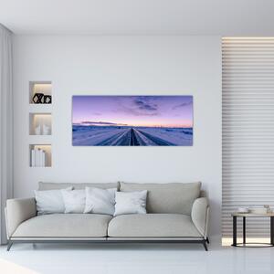 A téli út képe (120x50 cm)