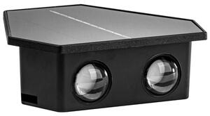 Napelemes kerti falilámpa 0,3W, 3000/4000K, 30 lm,3,7V/1300mAh Li, IP44