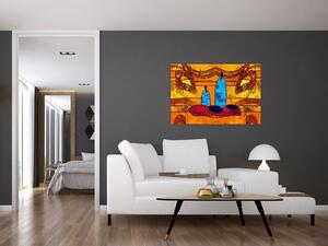 Kép - Ősi festészet (90x60 cm)