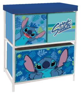 Disney Lilo és Stitch, A csillagkutya Leaf játéktároló állvány 3 rekeszes 53x30x60 cm