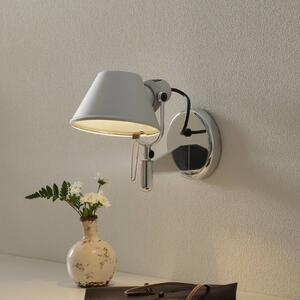Artemide Tolomeo Faretto - designer fali lámpa, Alu / szürke / cink, Folyosó, Alumínium, Dizájn