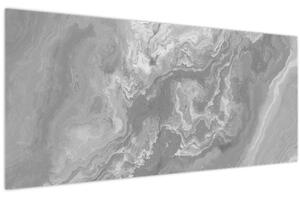 Kép - Márvány fekete-fehérben (120x50 cm)