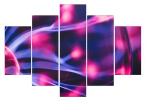 Absztrakt lila kép (150x105 cm)