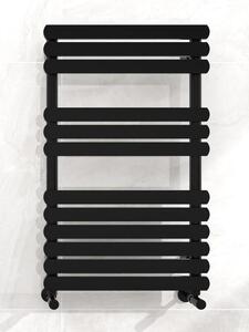 AREZZO design FLAT BLACK 500x800 törölközőszárítós radiátor