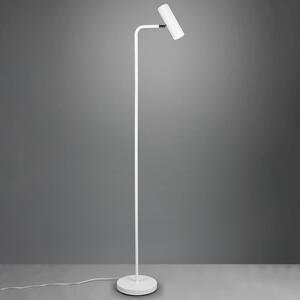 Marley állólámpa, fehér, magasság 151 cm, fém