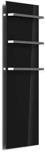 AREZZO design ONYX BLACK 3, 470x1200 elektromos törölközőszárító radiátor