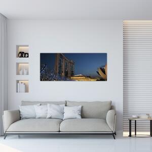 Modern metropolisz képe (120x50 cm)