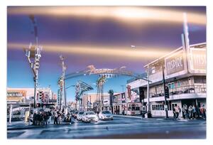Kép egy utcáról Las Vegasban (90x60 cm)