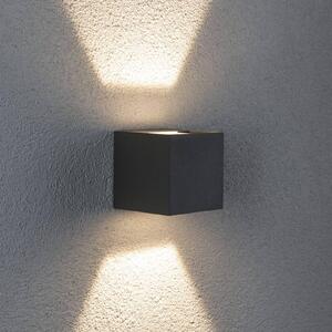 Paulmann Cybo LED kültéri fali világítás, 2700 K, 8 x cm, szürke, Alu / szürke / cink, Alumínium, Modern