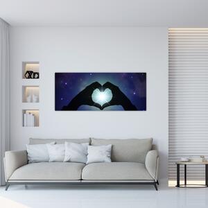 Kép - Szimbolikus szerelem (120x50 cm)