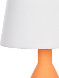 Narancssárga kerámia asztali lámpa LAMBRE
