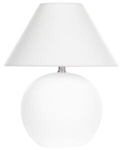 Fehér kerámia asztali lámpa 41 cm LIMIA