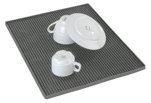 Szürke gumi edénycsepegtető alátét 40x30 cm Maxi – Wenko